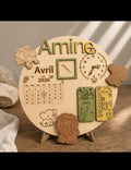 Plaque de naissance personnalisée Biche Féerique