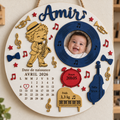 Cadre photo de naissance – Petit Musicien