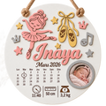 Cadre naissance rond – Petite ballerine